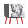 Armário 1 Porta para Sala de Estar Marilyn Monroe - Grupo Lush - 2