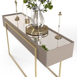 Aparador para Sala Estar Espelhado D04 Sírius Amarula - Mpozenato - 3