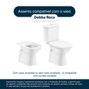 Ver imagem 4 de Assento Sanitário Debba Matte Black para Vaso Roca