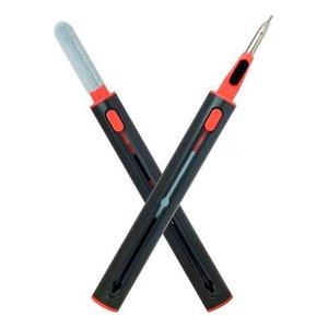 Caneta Multifuncional Limpadora de Fone Preto