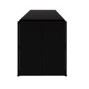 Ver imagem 7 de Escrivaninha 1,7m e Nicho Aéreo Industrial 3 Prateleiras F5 Cor:preto
