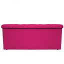 Ver imagem 3 de Calçadeira Baú Estofada Mel 90cm Solteiro com Capitonê Suede Pink