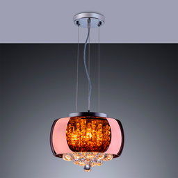 Lustre Cristal Legítimo Plafon Attractive 28cm Bivolt:Cobre/110V/220V - 2