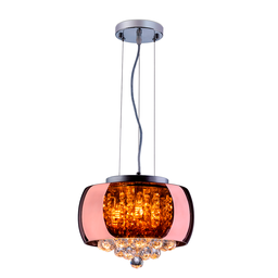 Lustre Cristal Legítimo Plafon Attractive 28cm Bivolt:Cobre/110V/220V - 1