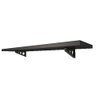 Prateleira 30x100 cms com suporte incluso DECORE NAVY 30100 - Preto - 1
