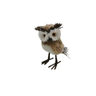 CORUJA EM PÉ NATURAL 16X9X18CM - 1
