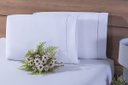 Ver imagem 1 de 2 Fronhas King 90x50 100% Algodão 200 Fios Ponto Palito Branco