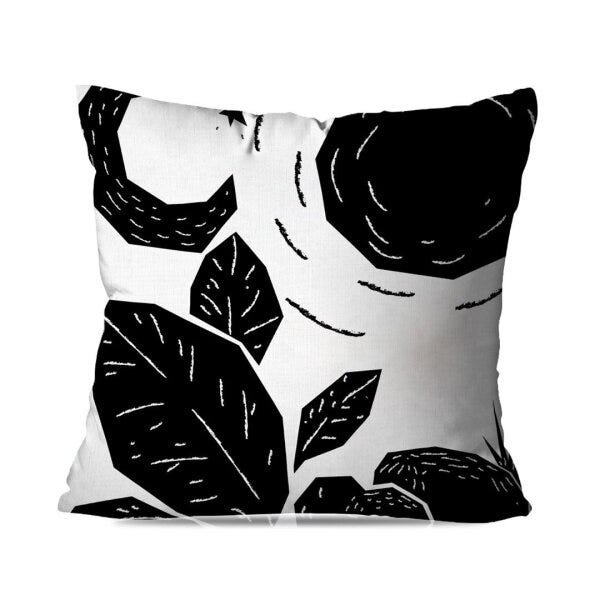 Capa de Almofada Avulsa Decorativas Cordel Sol e Lua 35x35cm - 1