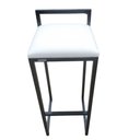 Ver imagem 2 de Banqueta Alta Bistrô Cadeira Bar Casa Sala Branco