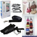 Ver imagem 1 de CABIDEIRO ORGANIZADOR DE BOLSA AJUSTAVEL CABIDE PARA 16 BOLSAS BONES CHAPEUS PARA PORTA PAREDE E ARM