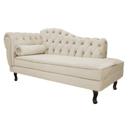 Recamier Diana 185cm Lado Direito Corano Bege - 1