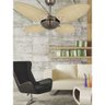 Ventilador de Teto Volare Bronze Office Pétalo Palmae 4 Pás Natural - 127V - 3