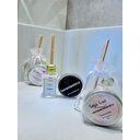 Ver imagem 5 de Kit 2 Pçs Difusor Mini Vidro 30ml e Vela Mini Lata 20gr Luz & Aroma Premium: Flor de Cerejeira