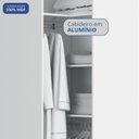 Ver imagem 5 de Guarda-Roupa de Canto Oblíquo Modular 1 Porta 100% MDF Moderno 83.1cm Requinte Branco/Line