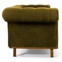 Ver imagem 5 de Sofá 2,10M 3 Lugares Base Madeira Império B-260 Veludo Mostarda - Domi