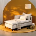 Ver imagem 1 de Sofá Modular Chaise Braço Lateral com Pé Metal Sôma CabeCasa MadeiraOriginals
