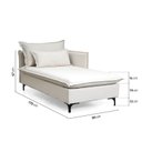 Ver imagem 4 de Sofá Modular Chaise Braço Lateral com Pé Metal Sôma CabeCasa MadeiraOriginals