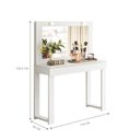 Ver imagem 3 de Escrivaninha Penteadeira Angel Branco Fosco