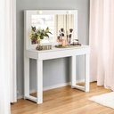 Ver imagem 2 de Escrivaninha Penteadeira Angel Branco Fosco