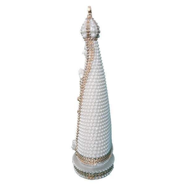 Nossa Senhora Aparecida Perola Imagem Em Resina Com 20 Cm - 2