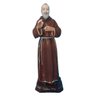 São Padre Pio De Pietrelcina Imagem Em Resina Com 20 Cm - 1