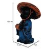 Buda Chinês menino chapéu cone Estátua. - 2