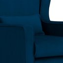 Ver imagem 4 de Poltrona Amamentação Balanço Aurora Veludo Azul Marinho - Lm Decor
