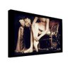 Quadro Decorativo 50x70 cm Bailarina 030 com Moldura Laqueada Preto - Gran Belo - 1