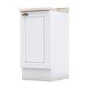 Ver imagem 1 de Balcão 1 Porta 40 Cm Americana Branco com Tampo Calcare - Henn