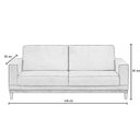 Ver imagem 4 de Sofá Kayrós 1,45M 2 Lugares D05 Suede Bege - Mpozenato