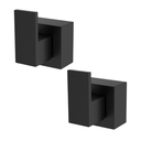 Ver imagem 1 de Kit Acabamento para Registro Base Deca Alavanca de 1/2 ou 3/4 com 2 Unidades Preto Fosco