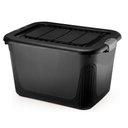 Ver imagem 1 de Organizador Container com Rodas 50l Plasnorthon 1535pr Preto