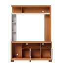 Ver imagem 3 de Estante Home Theater Elba Freijó Off White Matte e Mesa de Centro Jeri Off White Freijó - Colibri