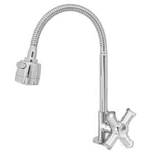 Torneira para Pia Bica Móvel Gourmet Mesa 1160 com Arejador C-37 1/4 de Volta Medida1/2 D Metais San