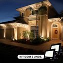 Ver imagem 2 de Kit 2 Refletores Led 100w Bivolt Holofote Externo Branco Frio Econômico