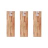 Kit 3 Paineis de Madeira Natural Eucalipto 1,8x20x40 Cm para Cachepôs e Artesanato ? Área Interna - 2