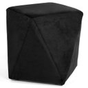 Ver imagem 1 de Puff Decorativo Ametista B-99 Veludo Preto