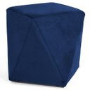 Ver imagem 1 de Puff Decorativo Ametista B-304 Veludo Azul Marinho