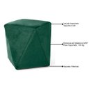 Ver imagem 3 de Puff Decorativo Ametista B-303 Veludo Verde