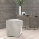Ver imagem 2 de Puff Decorativo Ametista B-309 Veludo Bege Claro