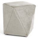 Ver imagem 1 de Puff Decorativo Ametista B-309 Veludo Bege Claro