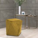 Ver imagem 2 de Kit 2 Puffs Decorativos Ametista B-279 Veludo Amarelo