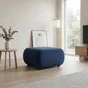 Ver imagem 1 de Puff Decorativo para Sala Orgânico Nara 60 cm Base Fixa Bouclê D03 - D'Rossi