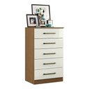 Ver imagem 1 de Cômoda Quarto com 05 Gavetas Atacama Off White - Desk Design