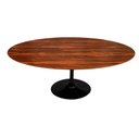 Ver imagem 1 de Mesa Saarinen Oval Pau Ferro 198x122cm - Base Preta mgsaarinen