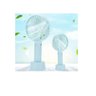 Mini Ventilador Portátil Azul de Mão, Mesa e Maquiagem - 4