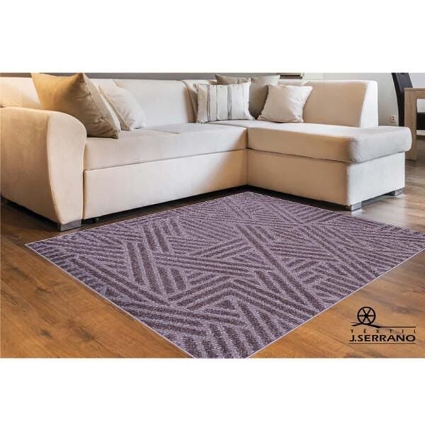 Tapete para Sala Realce Trama 35 Taupe 2,00x3,00M - J Serrano - 4