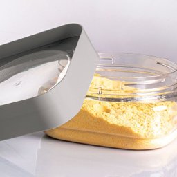 Pote Plug Quadrado Modular Transparente 510ml - Plasútil - 2