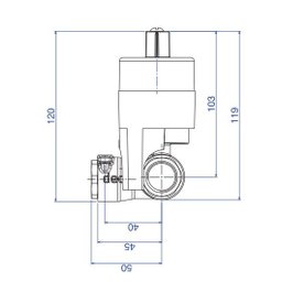 Base Monocomando Chuveiro Ap/Bp 1/2 4493.001 Deca - 2