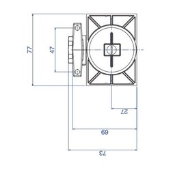 Base Monocomando Chuveiro Ap/Bp 1/2 4493.001 Deca - 3